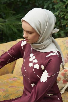 روسری طوسی مودال ED Scarf - کد 862729138