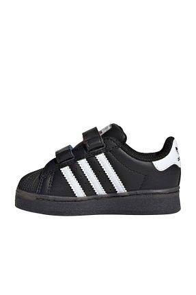 کفش اسنیکر مشکی بچه گانه پارچه ای adidas - کد 906409366