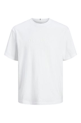 تیشرت سفید مردانه رگولار Jack & Jones - کد 838872894