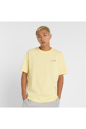تیشرت زرد مردانه رگولار New Balance - کد 902057034