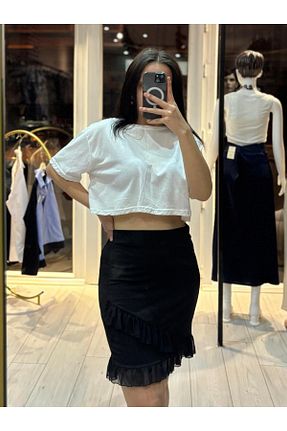 دامن رنگی زنانه لیکرا TRENDBUTİK - کد 904322058