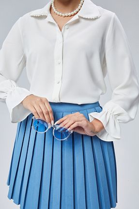 پیراهن نباتی زنانه یقه نوزاد EMMAS CLOTHİNG - کد 921204219