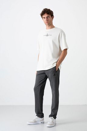 شلوار کرمگن طوسی مردانه اسلیم فیت TOMMY LIFE - کد 6568205