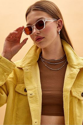 عینک آفتابی قهوه ای زنانه UV400 Modalucci - کد 833726996