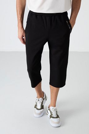 شلوارک و برمودا مشکی مردانه Relaxed TOMMY LIFE - کد 46128724