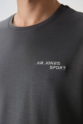 ست گرمکن خاکی مردانه پنبه ای Air Jones - کد 816361018