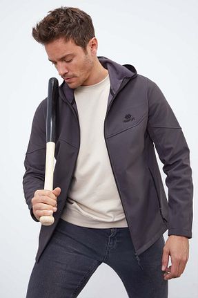 کاپشن طوسی مردانه رگولار TOMMY LIFE - کد 183332695