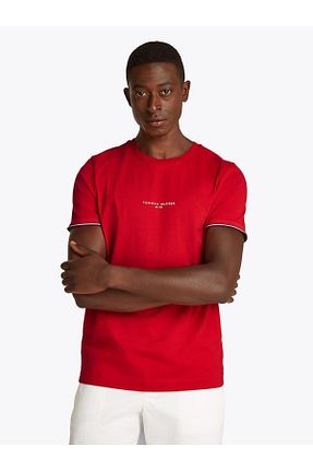 تیشرت قرمز مردانه رگولار Tommy Hilfiger - کد 921102423