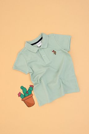 پولوشرت سبز بچه گانه پنبه ای U.S. Polo Assn. - کد 921102531