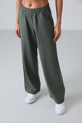 شلوار کرمگن خاکی زنانه Relaxed TOMMY LIFE - کد 50455427