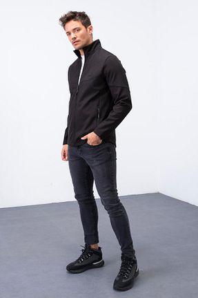 کاپشن مشکی مردانه رگولار TOMMY LIFE - کد 183334689