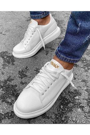 کفش کژوال سفید مردانه چرم مصنوعی ftclothing - کد 921102911