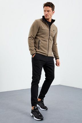 سوئیشرت قهوه ای مردانه ساده TOMMY LIFE - کد 152660652
