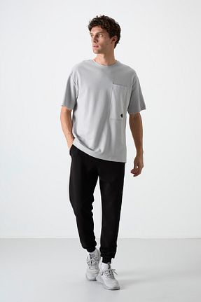 شلوار کرمگن مشکی مردانه اسلیم فیت TOMMY LIFE - کد 766501794
