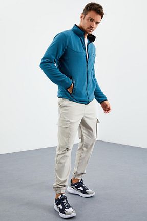 سوئیشرت سبز مردانه ساده TOMMY LIFE - کد 152675764