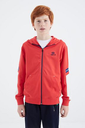 سوئیشرت سبز بچه گانه ساده TOMMY LIFE - کد 772443210