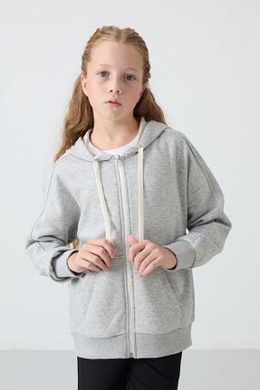 سوئیشرت طوسی بچه گانه ساده TOMMY LIFE - کد 855488647