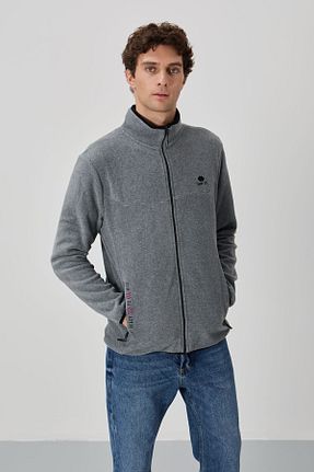 سوئیشرت طوسی مردانه ساده TOMMY LIFE - کد 152663373