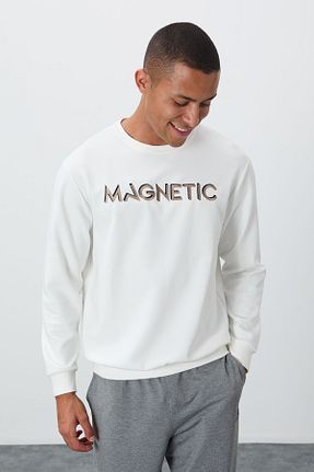 سوئیشرت نباتی مردانه Slogan TOMMY LIFE - کد 142674032