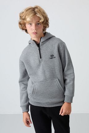 سوئیشرت طوسی بچه گانه نقش دار / کار شده TOMMY LIFE - کد 853847579