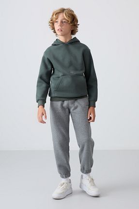 شلوار کرمگن طوسی بچه گانه رگولار TOMMY LIFE - کد 852964859