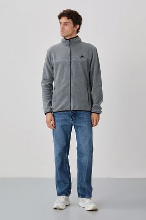 سوئیشرت طوسی مردانه نقش دار / کار شده TOMMY LIFE - کد 152663373