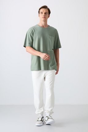 تیشرت سبز مردانه رگولار TOMMY LIFE - کد 812518287