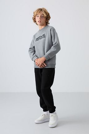 سوئیشرت طوسی بچه گانه چاپی TOMMY LIFE - کد 852964558