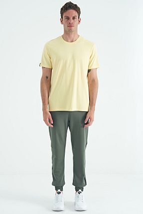 تیشرت زرد مردانه Relaxed TOMMY LIFE - کد 89237376