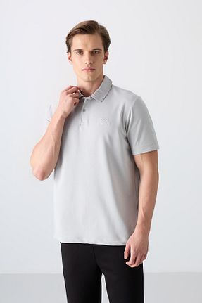 تیشرت طوسی مردانه رگولار TOMMY LIFE - کد 833004791