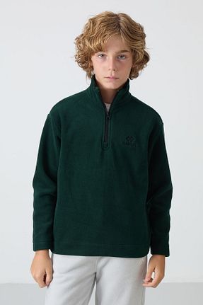 سوئیشرت سبز بچه گانه ساده TOMMY LIFE - کد 856429483