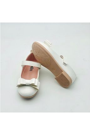 بابت سفید بچه گانه چرم مصنوعی Arçın Shoes - کد 921108862