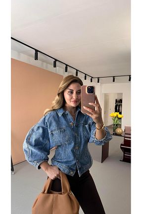 کت آبی زنانه رگولار Sezgi Tekin - کد 921115118