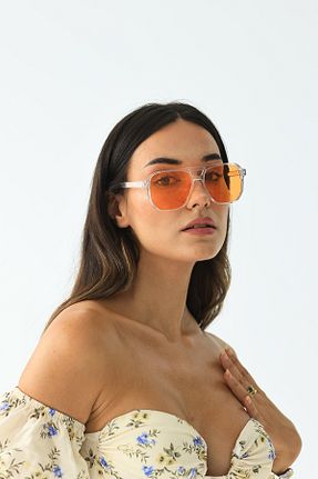 عینک آفتابی نارنجی زنانه UV400 Modalucci - کد 753332710