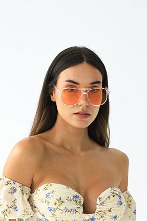 عینک آفتابی نارنجی زنانه UV400 Modalucci - کد 753332710