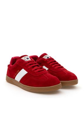 کفش اسنیکر قرمز زنانه میکروفیبر U.S. Polo Assn. - کد 921121608