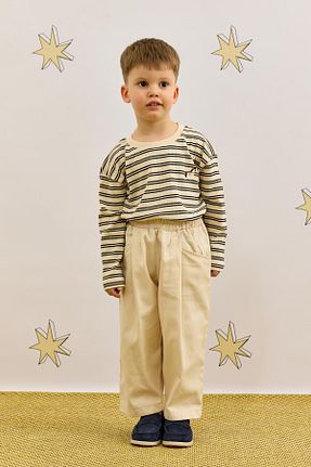 شلوار بژ بچه گانه بافتنی Fahhar Kids - کد 922142951