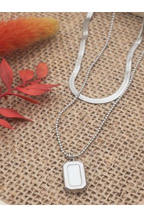 گردنبند استیل ( فولاد ) زنانه استیل ضد زنگ Siya Silver - کد 861950325