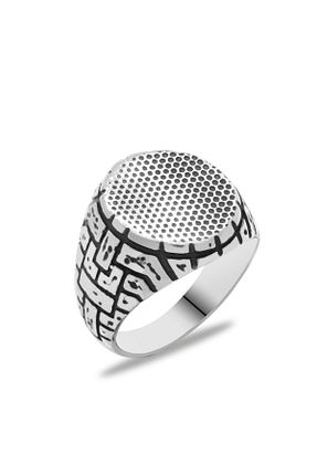 انگشتر نقره مردانه 925 عیار Gümüş Hediye Al - کد 921150369