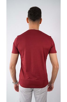 تیشرت زرشکی مردانه رگولار COONLESS - کد 904441509