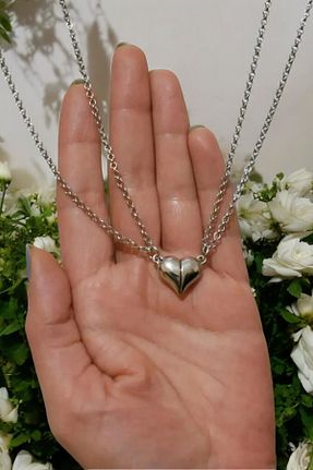گردنبند جواهر طوسی زنانه فلزی VerdeHome - کد 921144669