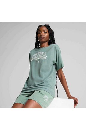 تیشرت سبز زنانه Fitted Puma - کد 896807138
