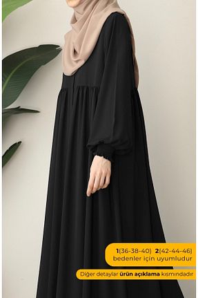 کلاه و ابایا مشکی زنانه پنبه پلی استر suhneva - کد 920516765