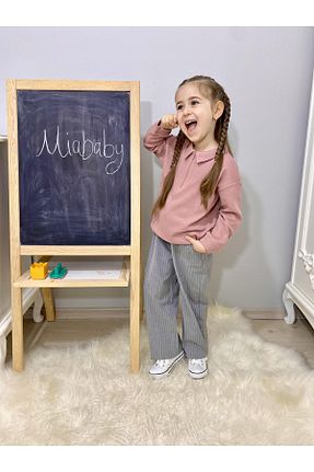 سوئیشرت صورتی بچه گانه ساده MiaBaby - کد 822515897