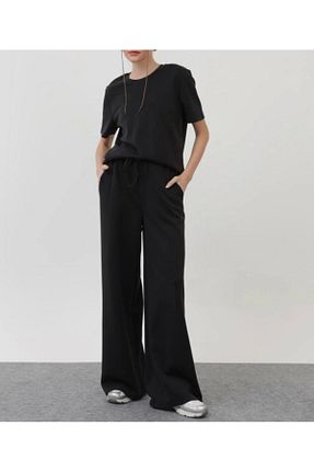 ست بالاتنه و پائین تنه طوسی زنانه بافتنی Selence - کد 921541431