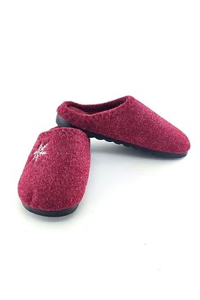 دمپائی خانگی زرشکی زنانه پارچه ای Gezer - کد 873327651