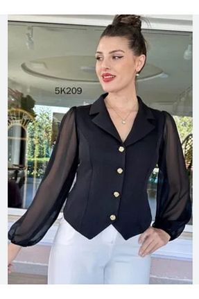 پیراهن مشکی زنانه رگولار MODA - کد 921186196