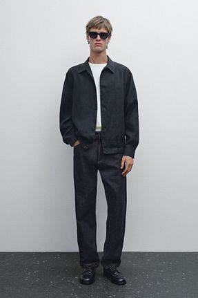 کت سرمه ای مردانه رگولار Massimo Dutti - کد 906424862