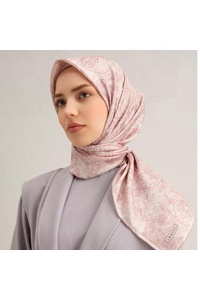 شال قهوه ای زنانه ابریشم Armine - کد 922098483