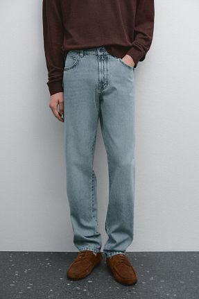 شلوار جین آبی مردانه رگولار Massimo Dutti - کد 905101181